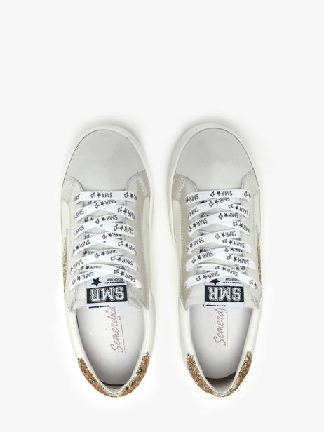 Sneakers Maya Uit Leder Semerdjian Wit women MAYA ander zicht 4